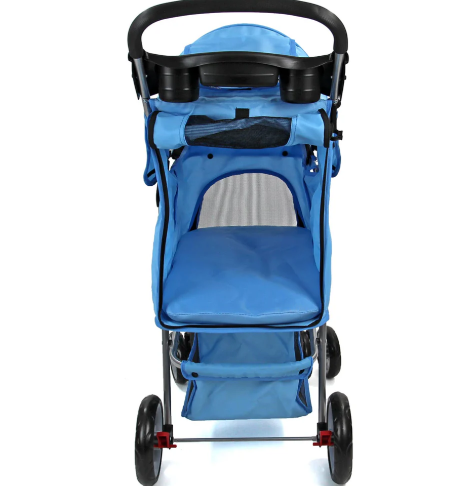 Blue Pet Stroller – Comfort and Style for Your Pet on the Go